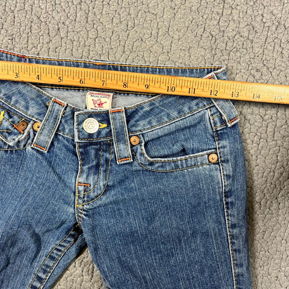 True Religion Blue Flare Jeans - Picture 7 of 11